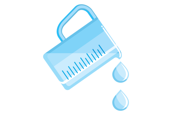 A Blue Measuring Cup: Graphics & Illustrations for Branding