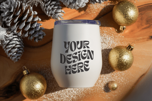 Christmas Wine Tumbler Mockup 11: Graphics & Mockups Review