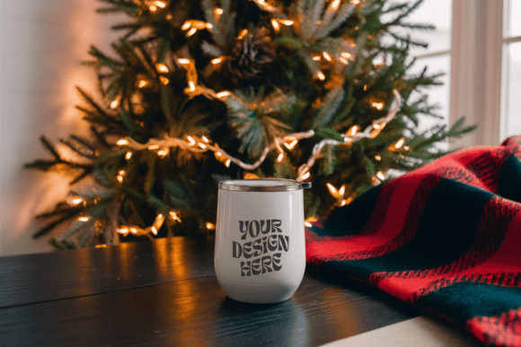 Christmas Wine Tumbler Mockup 14: Graphics & Product Mockups Review
