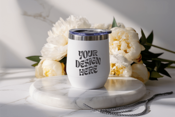Christmas Wine Tumbler Mockup 33: Freebies & Graphics