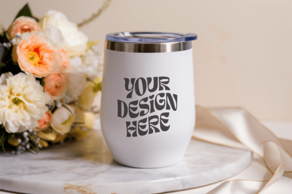Christmas Wine Tumbler Mockup 35 Graphics Freebies Review