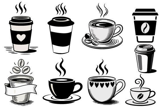 Coffee Cup Mug Clipart Bundle Svg: A Designer's Review for Real Embroidery Projects