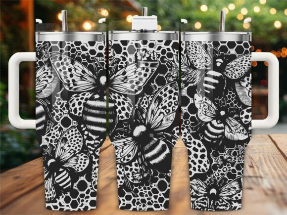 Detailed Bee Graphics for Crafts
