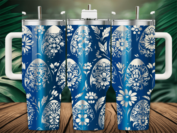 Detailed Easer Egg Tumbler: Graphics for Tumbler Wraps