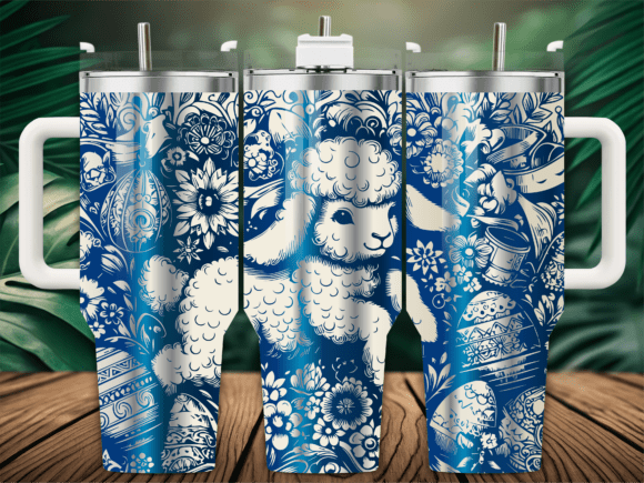 Easter Baby Lamb Egg Tumbler: Graphics & Branding Review