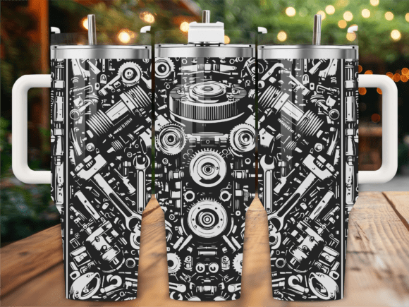 Gearhead Parts Graphics for Crafts