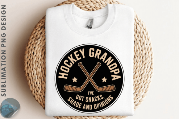 Hockey Grandpa PNG Graphics for Authentic Blog Design