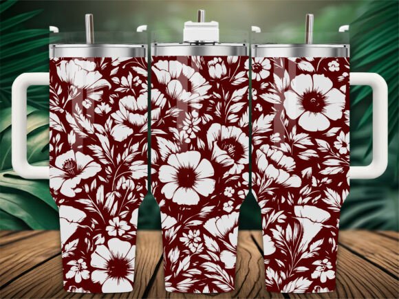 Poppy Wildflower Tumbler Wraps: Graphics Review