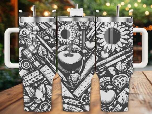 Teacher Elements Graphics: A Tumbler Wraps Review for Brand Designers