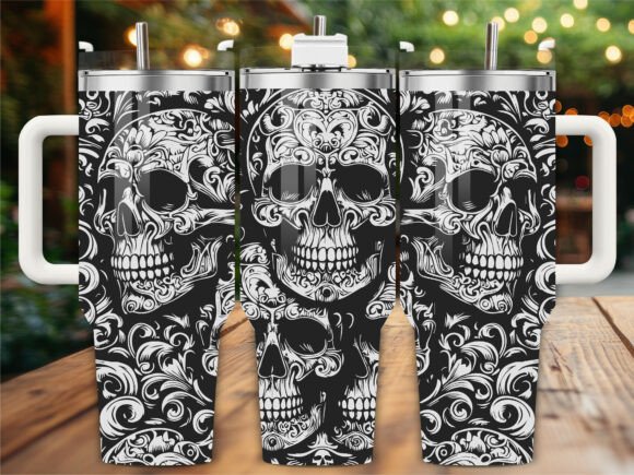 Three Sugar Skull: A Graphic Design Asset for Crafts and Branding