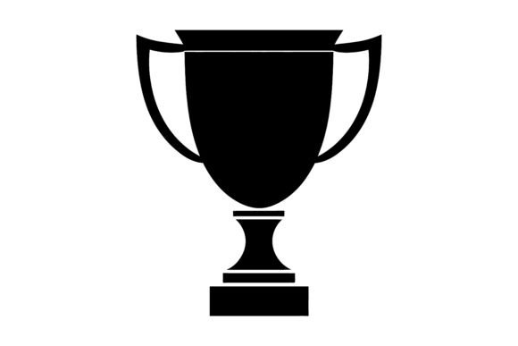 Trophy Cup Simple Minimal Black Svg Graphics Review