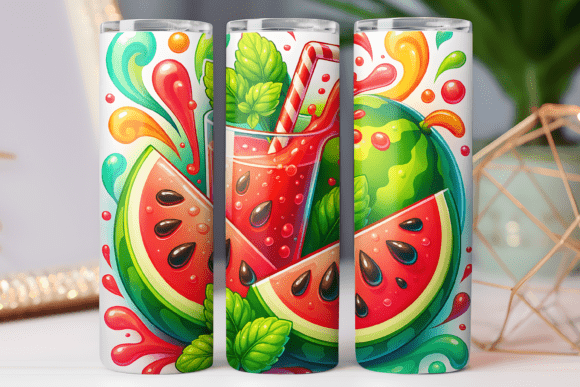 Watermelon Tumbler Wrap 20oz Art Photo: A Designer's Review