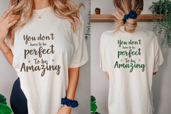 You Don't Have to Be Perfect: Self-Love Graphics for Crafts & Selling
